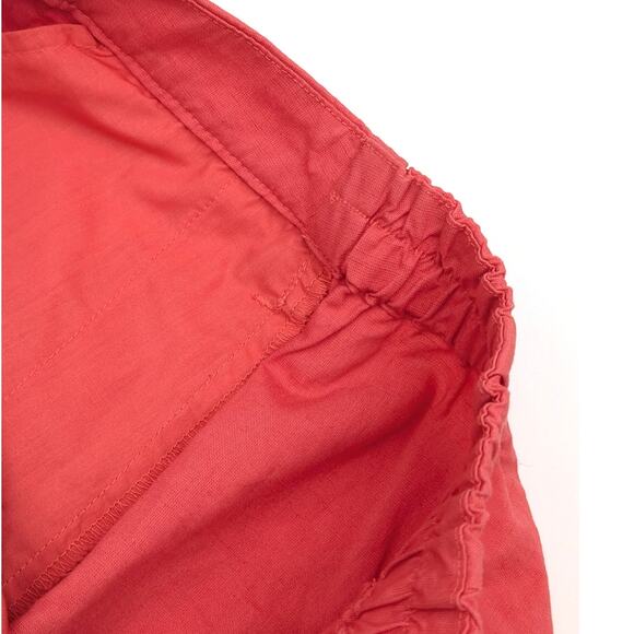 UNIQLO Women's Wrap Front Mini Skort Skirt Elastic Waist Band Pink Size S - Picture 7 of 8